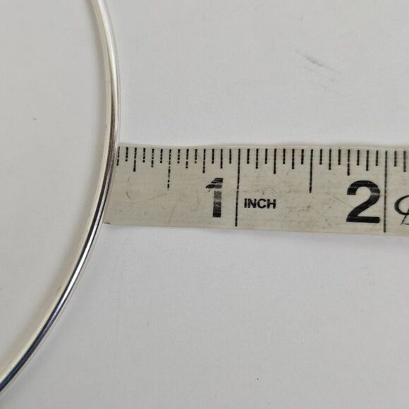 J Crew Necklace Choker Curved Tube Bar Gold Silver 2 Tone Delicate Minimalist - Picture 7 of 11